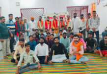 विश्व हिन्दू परिषद एवं बजरंग दल प्रखंड नटेरन की ऐतिहासिक बैठक कंकाली मंदिर पर संपन्न