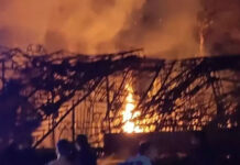 भोपाल: मैरिज रिसेप्शन में गैस सिलेंडर ब्लास्ट, 50 फीट ऊंची उठीं लपटें; मची भगदड़