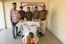 नशामुक्त अभियान: गोपालपुर पुलिस की बड़ी कार्रवाई, 86 नग गांजे के पौधे जब्त; आरोपी गिरफ्तार