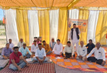 सीहोर: श्यामपुर तहसील में गूँजी किसानों की हुंकार, समस्याओं के अंबार पर भारतीय किसान संघ का धरना प्रदर्शन