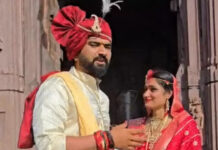 भोजपुर मंदिर में ‘वरमाला’ पर बवाल: सोशल मीडिया पर वायरल हुआ नवविवाहित जोड़े और सुरक्षाकर्मियों का विवाद