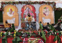 सीहोर: भागवत कथा में गूंजे श्रीकृष्ण के जयकारे, श्रद्धा के साथ मनाया गया गोवर्धन उत्सव; आज होगा रुक्मणी विवाह