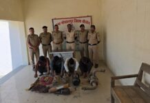 गोपालपुर पुलिस का बड़ा एक्शन: किसानों की मोटर चोरी करने वाला गिरोह बेनकाब, 4 चोर और 2 कबाड़ियों सहित 6 गिरफ्तार