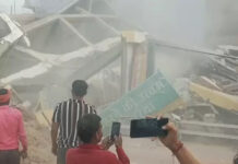 अनूपपुर: कोतमा में दर्दनाक हादसा, 4 मंजिला अग्रवाल लॉज भरभरा कर गिरी; एक की मौत, रेस्क्यू जारी