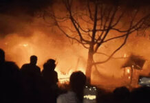 रायसेन: सिलवानी में आग का तांडव; तीन से चार मवेशियों की जलकर मौत, भूसे की झोपड़ियों में लगी भीषण आग