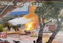 अजमेर: धूं-धूं कर जलते केमिकल ट्रक को चलाकर आबादी से दूर ले गया ड्राइवर; टला बड़ा हादसा, सूझबूझ से बची कई जानें