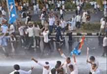 भोपाल में NEET घोटाले के खिलाफ NSUI का बड़ा बवाल: दिग्विजय सिंह, जीतू पटवारी समेत 200 कांग्रेसी हिरासत में, पुलिस ने चलाया वॉटर कैनन