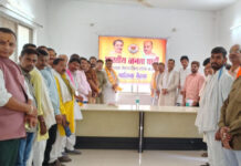 भैरूंदा: मोदी सरकार के 12 वर्ष पूर्ण होने पर भाजपा की महाबैठक, जिला मंत्री ‘लालू बना’ ने कार्यकर्ताओं को दिया जीत का मंत्र