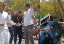 भोपाल में धरना स्थल जाते समय कांग्रेस विधायक विपिन जैन घायल, ऑटो पलटने से सिर में आई चोट