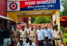 मध्यप्रदेश पुलिस:इंदौर एवं छतरपुर में 1 करोड़ 31 लाख रुपये से अधिक मूल्य की अवैध शराब जब्त