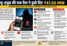 यूट्यूब रील का झांसा पड़ा भारी: LIC अधिकारी से ₹41.60 लाख की साइबर ठगी, ऐसे जाल में फंसाया