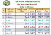 सीहोर-आष्टा और शुजालपुर मंडी में सोयाबीन के दाम 6,900–6,950 रुपए, लहसुन ने फिर दिखाया दम; जानिए 10 जुलाई के ताजा भाव