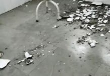 सीहोर: श्यामपुर सामुदायिक स्वास्थ्य केंद्र में ओपीडी के दौरान गिरी छत, ड्यूटी पर तैनात डॉक्टर घायल