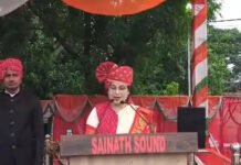 सीहोर में शान से लहराया तिरंगा: प्रभारी मंत्री कृष्णा गौर ने फहराया ध्वज, स्वतंत्रता सेनानियों का सम्मान