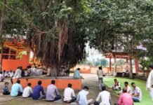 चांदबड़ जागीर में हनुमान मंदिर पर भंडारा, रात में हुई जोरदार बारिश