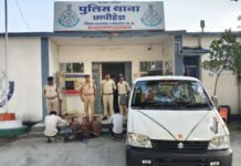 राजगढ़ (छापीहेड़ा): घरेलू गैस सिलेंडर से वाहन में रिफिलिंग का पर्दाफाश