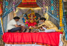 जवाहर नवोदय विद्यालय शमशाबाद में गणेश प्रतिमा का विसर्जन, भक्ति में डूबा रहा पूरा परिसर