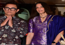 आमिर खान ने पत्नी गौरी स्प्रैट के साथ मनाया पहला करवा चौथ, अनिल कपूर के घर पहुंचे दोनों; सादगी भरे लुक ने खींचा ध्यान