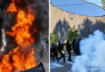 France Protest: फ्रांस में 4.1 लाख लोग सड़कों पर उतरे, पेरिस समेत कई शहरों में हिंसा; 70 हजार पुलिसकर्मी तैनात