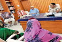 सीहोर: सीनियर सिटीजन पुलिस पंचायत में चार मामलों की सुनवाई, आपसी सहमति से कराया गया समाधान